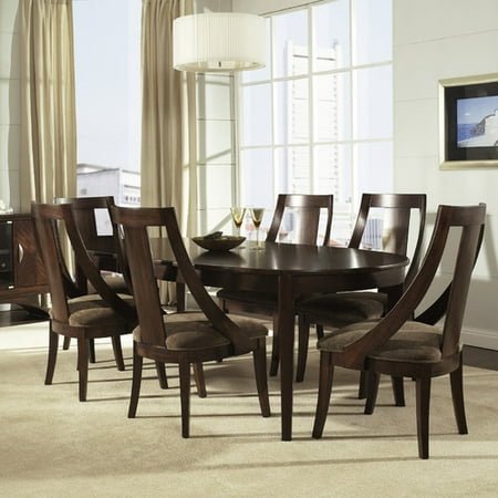 Somerton Cirque Oval Dining Table In Soft Merlot