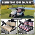 thumbnail image 5 of Yuyamidu American Flag Golf Cart Seat Covers Coconut Tree Golf Cart Seat Cushion DecorBreathable 4-Way Stretch Fabric, 4th of July, 5 of 8