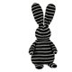 thumbnail image 2 of KAKOWELY Figura de conejo de Pascua, muñeco de conejo, adorno de conejo de dibujos animados, decoración de escritorio, 2 of 4