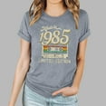 thumbnail image 2 of Fesfesfes Ladies T Shirts Short Sleeve Women's Fashion Printed Round Neck Short Sleeved Top Hort Sleeve Round-Neck Blouses Shirts Women Tops M(US:6), 2 of 4