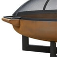 thumbnail image 5 of Real Flame La Porte 37" Round Wood Burning Steel Fire Pit in Rust Brown, 5 of 11