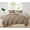 Brown, variant on Truly Soft Weston Stripe Microfiber 100% Microfiber Polyester  3 Piece Full/Queen Comforter Set in Green, All Season, Adult Size, OEKO-TEX Certified