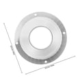 thumbnail image 2 of OUNONA Plated Silver Stainless Steel Cover for Cotton Candy Machine Accessory Compatible with Kitchen Use, 2 of 8