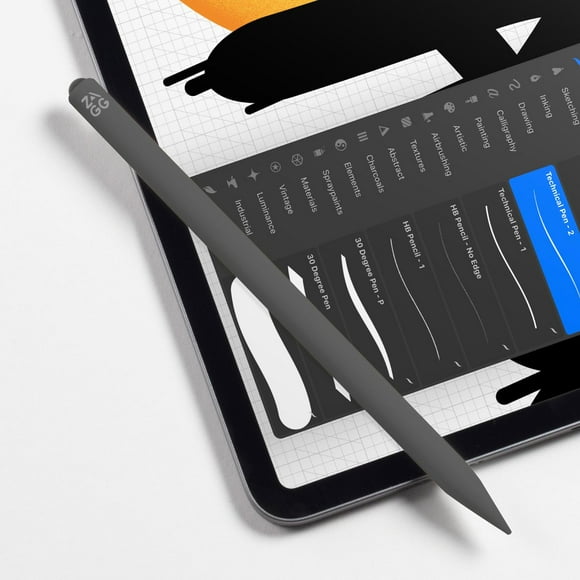 Lápiz Pro Stylus 2 Zagg carga inalámbrica Plata plateado