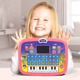 thumbnail image 2 of Interactive English Learning Tablet for Kids, Audio Educational Toy with Letters, Numbers, and Games, BPA-Free ABS Ages 3+, 2 of 7