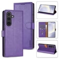 thumbnail image 2 of For Samsung Galaxy S25,Classic Retro Solid Color Series with Card Slots and Stand Function PU Leather Phone Case For Samsung Galaxy S25 6.2“, 2 of 12