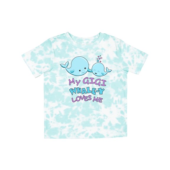Inktastic My Gigi Whale-y Loves Me Boys or Girls Toddler T-Shirt