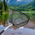 thumbnail image 4 of Toorise Portable Floating Fishing Net Triangular Fly Fish Landing Net Foldable Collapsible Rod Safe Fish Catching Releasing Trout Bass Net Durable Nylon Mesh, 4 of 8