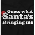 thumbnail image 2 of Xmas Guess What Santa's Bringing Me Women's Maternity T Shirt Tee Brisco Brands 2X, 2 of 7