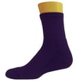 thumbnail image 3 of Couver Premium Basketball Athletic Cushioned Crew Socks, DARK PURPLE, Medium, 3 of 8