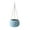 Blue, variant on TUITOONM 25.6" Hanging Rattan Planter Basket Waterproof Wall Mounted Flower Pot with Drainage for Indoor/Outdoor Plants