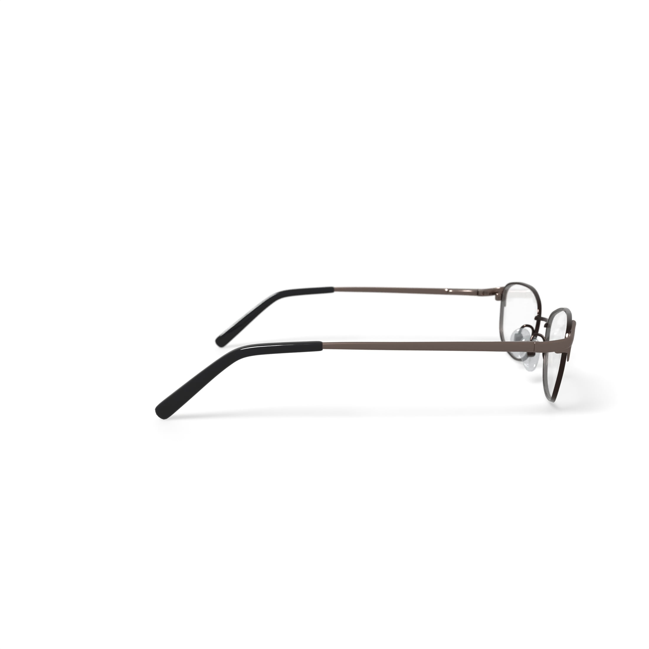 Walmart Women's FM14081 Rectangular Prescription Eyeglasses with Case, Black/Gold