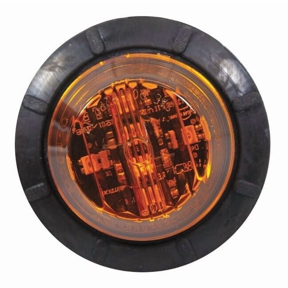 Maxxima Clearance Marker,Round,Amber M09410Y