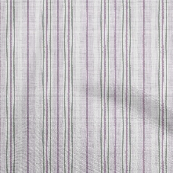 oneOone Cotton Poplin Twill Dusty Violet Fabric Stripes Craft Projects Decor Fabric Printed By The Yard 56 Inch Wide