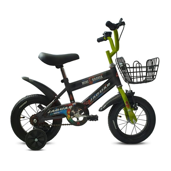 Bicicleta Jaguar Minibravia Rodada 12 Llantas Inflables Negro Jaguar MINIBRAVIA