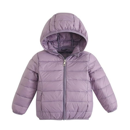 

2-9T Winter Down Coats for Kids Baby Boys Girls Hooded Outerwear Puffer Jacket Infant Outerwear Kids Clearance Winter Coats - Warm and Comfy