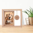 thumbnail image 4 of YAOMOBB Cat Photo Frame Rotatable Wooden Pet Photo Frame Double Sided Desktop Dog Picture Display with Heartfelt Message, 4 of 5