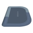 thumbnail image 1 of Bearachild Alfombrilla de baño con superficie de terciopelo de diatomeas, fuerte absorción de agua y resistente al desgaste, protege y embellece Juegos de accesorios de baño neblina azul 40*60 CM, 1 of 6