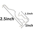 thumbnail image 2 of 10pcs Valance Clips 2.5inch Arc-Shaped for Blinds Components Accessory Dirsty Cover Holder Clips, 2 of 4