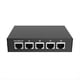 thumbnail image 1 of Miniconmutador de Red Gigabit 4 en 1 de 100/1000 Mbps, Conmutador Ethernet de 5 Puertos, Divisor de Internet, Conmutador de Red RJ45, 1 of 6