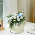 thumbnail image 4 of Large Flower Pots for Indoor Plants Plastic Vase 3.35x3.07x2.83 Inch, Imitation Rattan Woven Design for Dry Wet Flower Arrangement, Decorative Container, 4 of 6