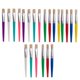 thumbnail image 2 of Paint Brushes for Kids, 22 Pcs Round and Flat Paint Brush Set, 2 of 5