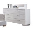 thumbnail image 1 of ACME Lorimar Dresser - - White & Chrome Leg, 1 of 2