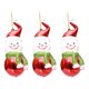 thumbnail image 1 of Adornos para árboles de Navidad, accesorios para árboles de Navidad, decoración del hogar (muñeco de nieve, 3 piezas), 1 of 3