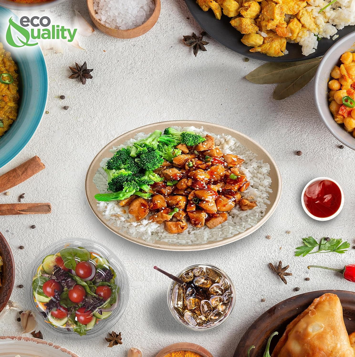26oz Oval Disposable Compostable Paper Burrito Bowls Heavy-Duty, Eco-Friendly Oval Bowls Natural Bagasse Unbleached, Heat Resistant, 100% Biodegradable Salad Bowls Alternative to Plastic (25)