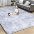 thumbnail image 3 of Trendix Area Rug, Thickened Fluffy Large Area Rugs for Bedroom Floor Carpet, Ultra Soft Non-Slip Fuzzy Rug Bedroom Rug (Light Grey, 160*230cm), 3 of 8