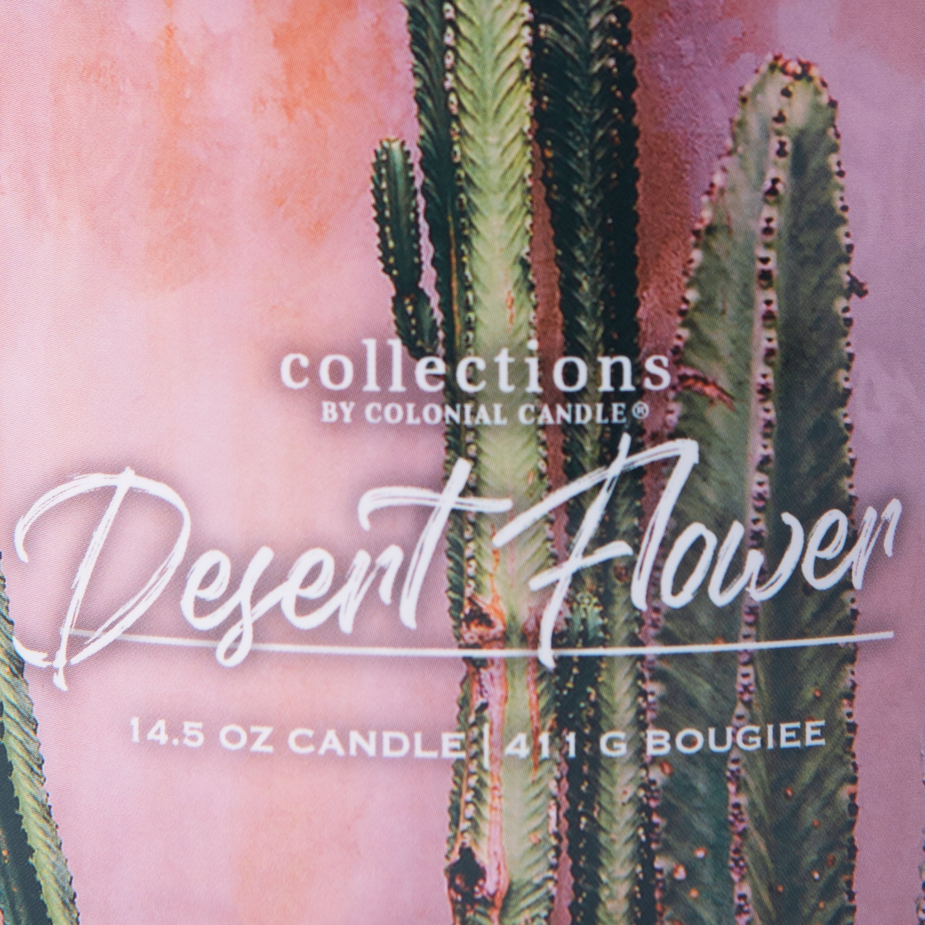 Colonial Candle Desert Flower 14.5oz 3 Wick Candle, Multicolor