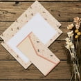 thumbnail image 5 of Vacemry Under $5 Handwritten Manuscript Paper Pack, Exquisite Texture Note Set with Envelopes, Classic Correspondence Writing Kit, Thoughtful Present for Pen Pal Lovers, 5 of 5