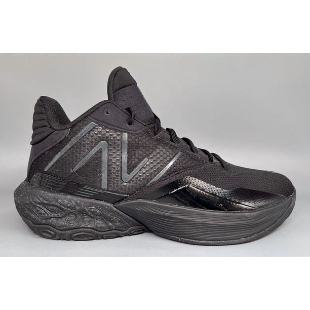 Mens 9 New Balance FuelCell Two Wxy v4 Triple Black Basketball Shoes BB2WYBK4