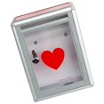 thumbnail image 1 of Rongfmy Donation Box Suggestion Box Clear Gift Card Boxes Wall Mounted Wedding Cards Box Front, 1 of 9