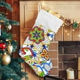 thumbnail image 5 of Coolnut 2 Pack Christmas Stockings 17.7 Inches Mexican Ethnic Folk Large Size Xmas Cable Stocking Gifts & Decorations for Family Holiday Xmas Party, 5 of 6