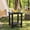 Black, variant on Ayaya 2-Tier Adirondack Side Table, 17" Solid Wood Square End Table, Outdoor Patio Table for Living Room, Porch, Poolside – Weather Resistant Black