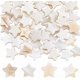 thumbnail image 1 of 1 caja de 80 cuentas de concha de estrella, cuentas naturales de agua dulce, blancas, naturales, de verano, conchas marinas, hebras espaciadoras sueltas con forma de estrella., 1 of 6