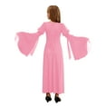 thumbnail image 2 of Hansber Girls Renaissance Queen Fancy Dress Up Cosplay Medieval Princess Party Club Dress Pink 6, 2 of 7
