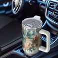 thumbnail image 6 of 1pc Bohemia 40oz Tumbler with Straw & Handle - Insulated Stainless Steel Cup | Holiday Gift for Man Women (Christmas, Valentine's, Birthday), 6 of 7