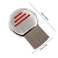 thumbnail image 3 of Ygjytge Peines Antipulgas Acero Inoxidable Con Puntas Redondeadas para Piojos (rojo), 3 of 9