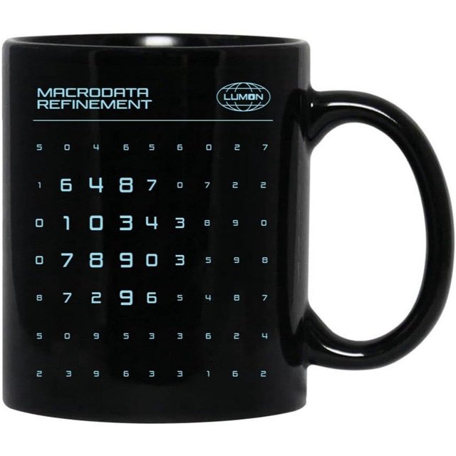 Scary Numbers Severance Black or White Coffee Mug, Gift Coffee Mug