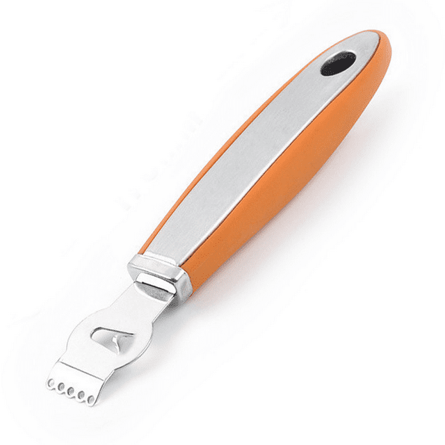 Outil de Zesteur de Citron pour Cuisine - Outil de Zesteur d'Agrumes avec Couteau à Canal, Râpe à Zesteur d'Orange avec Manche