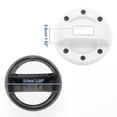 thumbnail image 4 of Metal Plastic Gas Fuel Tank Cap Cover Trim Sticker White Fit for Suzuki Jimny - Pack of 1, 4 of 6