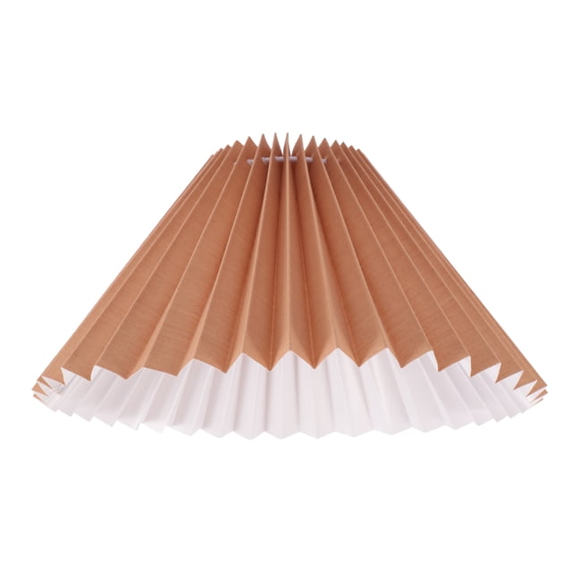 DIY Lampshade Pleated Lamp Cover Living Room Bedroom Fabric Lamp Protector