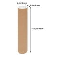 thumbnail image 2 of HONMEET 2Pcs Sturdy Khaki Poster Tubes for Mailing Artwork and Document Storage with Protective Caps, 2 of 8