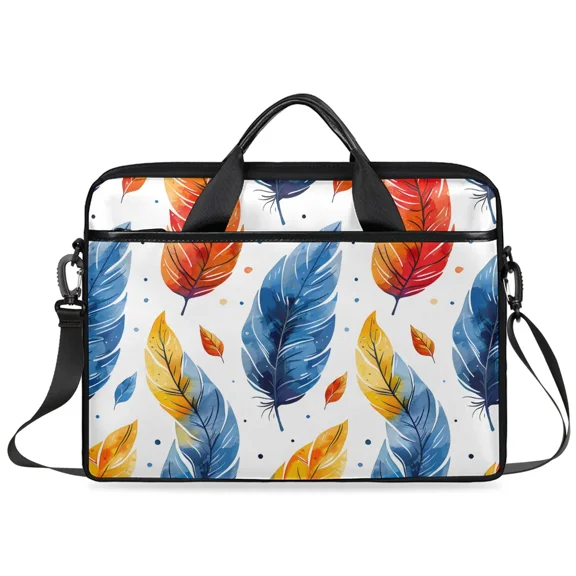 Stylish Laptop Messenger Bag for Women, 15 Inch Crossbody Purse Sleeve with Strap, Lightweight Work Bag for 13 14 15 Inch Laptop