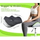 thumbnail image 5 of Cojín para Coxis y Ciática Lumbar, Cojines para Silla, Cojin Silla Oficina, para Coxis, Cojín Transpirable de Espuma con Memoria, Asiento Hemorroides para Casa, Oficina, Automóvil (Gris), 5 of 7