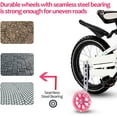 thumbnail image 3 of training wheels flash mute wheel bicycle stabiliser mounted Kit, 3 of 4