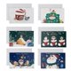 thumbnail image 1 of Tarjetas de felicitación navideñas, 6 tarjetas de felicitación navideñas creativas y lindas para niños, tarjetas de felicitación innovadoras, tarjetas de felicitación de muñeco de nieve, bendición nav, 1 of 5