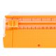 thumbnail image 4 of Báscula precisa para uso escolar y de oficina, compacta, con guía ajustable, cortadora de papel portátil de color naranja, 4 of 8